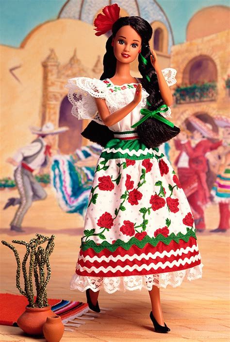 mexican barbies|mexican barbie doll name.